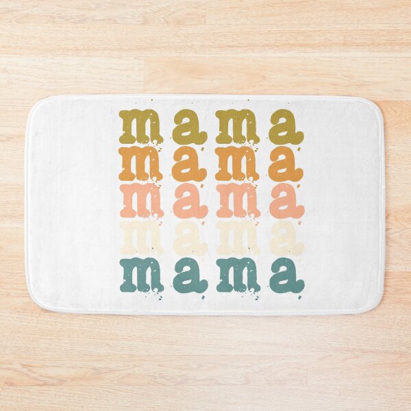 Item preview, Mama mama mama design in retro colors  designed and sold by InnaMGraphic.
