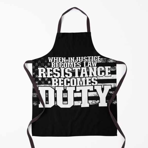 Item preview, When Injustice Becomes Law Resistance Becomes Duty, Thomas Jefferson Quote, Protest designed and sold by mamahellfire31.