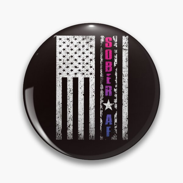 Artikelvorschau, Nüchtern AF American Flag - AA NA Erholung Nüchternheit entworfen und verkauft von SoberJen.