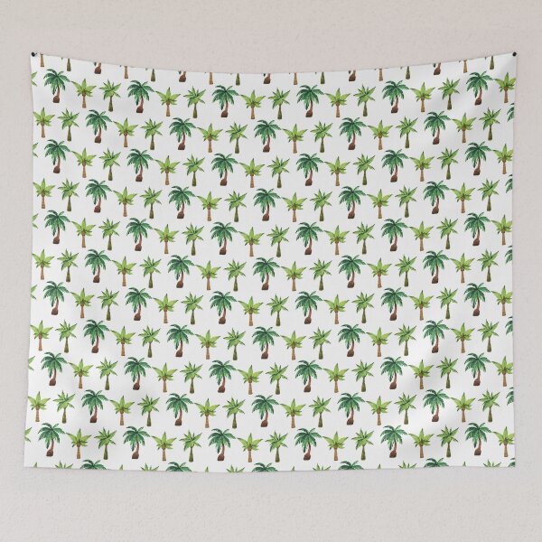 Item preview, Summery Palm Tree Pattern designed and sold by stylebytara.