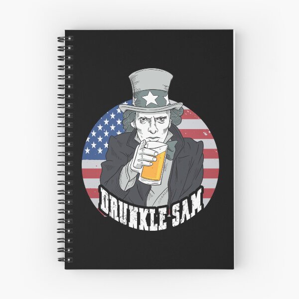 Item preview, US Patriotic Uncle Sam Drunkle Sam Beer 4th of July USA Flag design designed and sold by Merchking1.