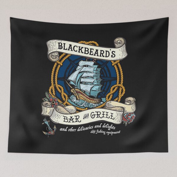 Item preview, Blackbeard's Bar and Grill designed and sold by bryanacarrigan.