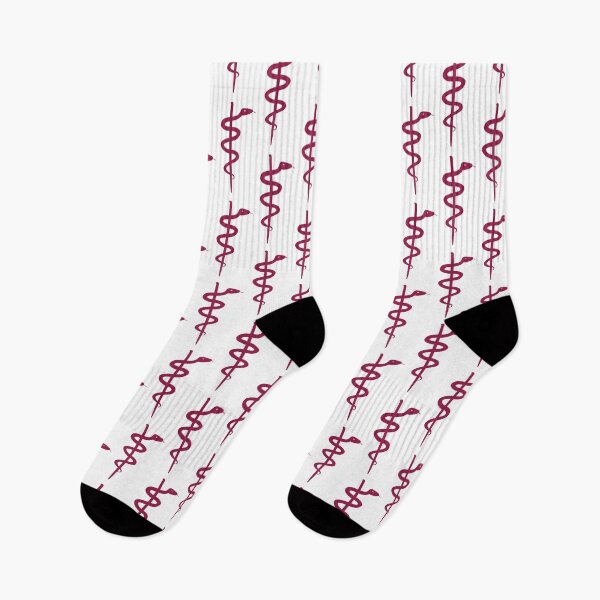 Item preview, Rod of Asclepius Raspberry Silhouette designed and sold by Artsy-Chemist.