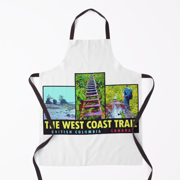Item preview, The West Coast Trail British Columbia Vintage Travel Decal designed and sold by hilda74.
