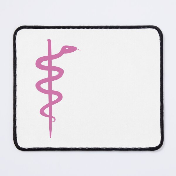 Item preview, Rod of Asclepius Pink Silhouette designed and sold by Artsy-Chemist.