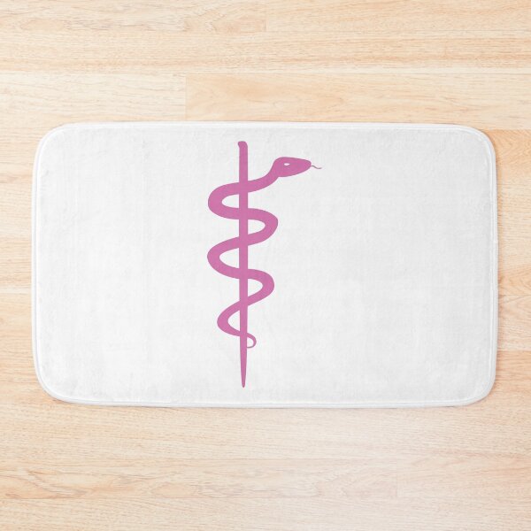 Item preview, Rod of Asclepius Pink Silhouette designed and sold by Artsy-Chemist.