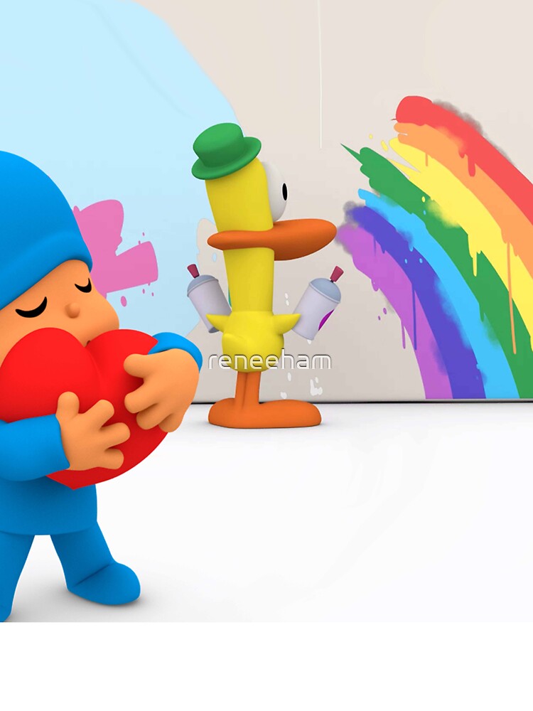 Drawings To Paint & Colour Pocoyo - Print Design 019