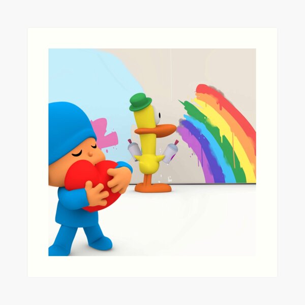 Drawings To Paint & Colour Pocoyo - Print Design 018