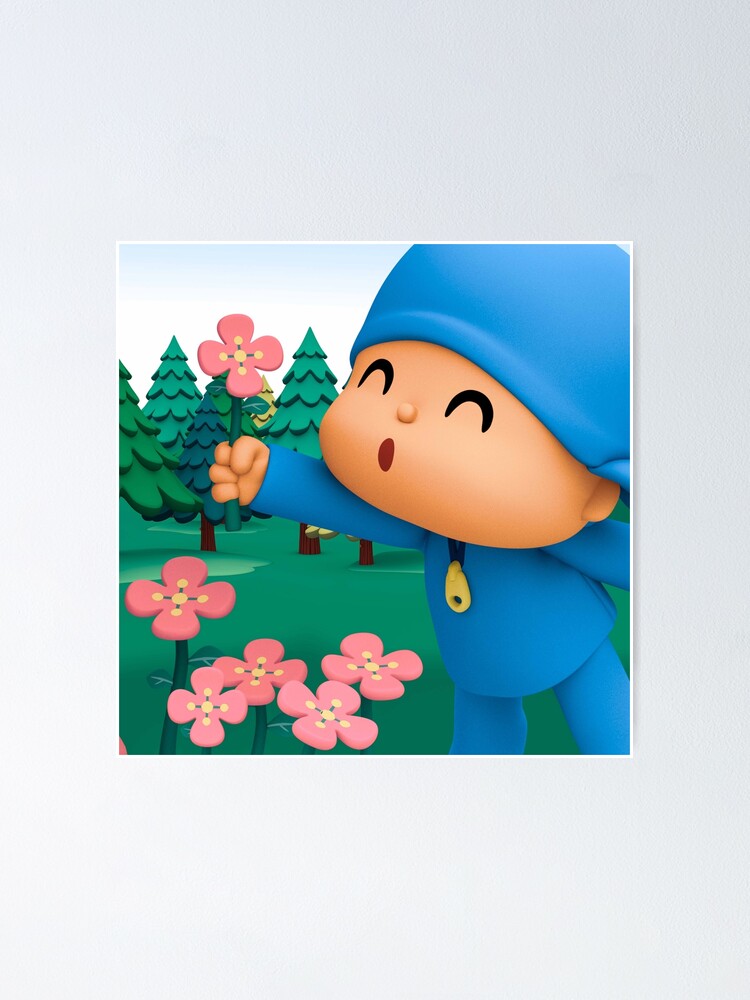 Drawings To Paint & Colour Pocoyo - Print Design 016