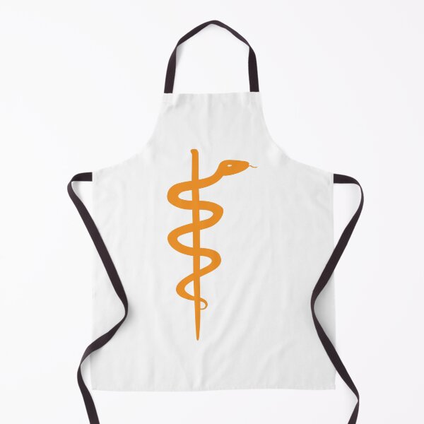 Item preview, Rod of Asclepius Orange Silhouette designed and sold by Artsy-Chemist.