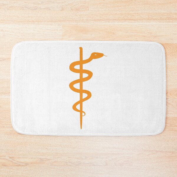 Item preview, Rod of Asclepius Orange Silhouette designed and sold by Artsy-Chemist.