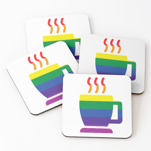 Item preview, coffee with rainbow inside designed and sold by RoguePixel.