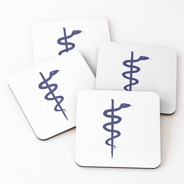 Item preview, Rod of Asclepius Navy Silhouette designed and sold by Artsy-Chemist.