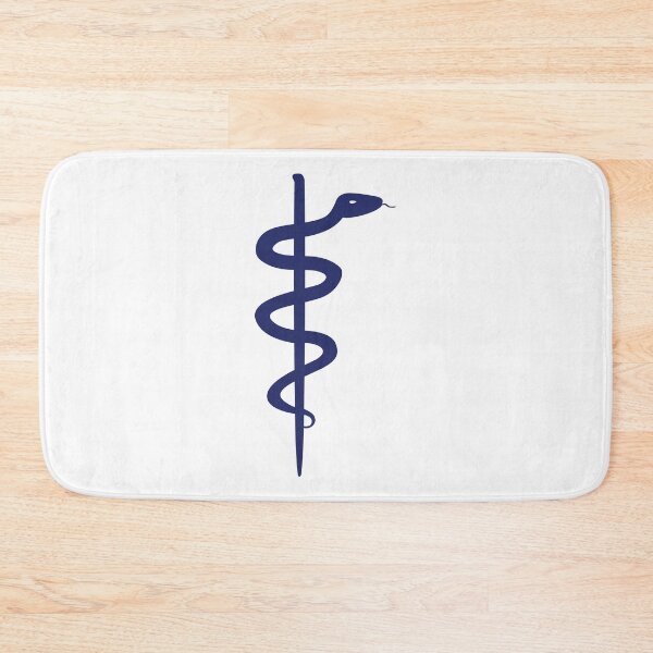 Item preview, Rod of Asclepius Navy Silhouette designed and sold by Artsy-Chemist.
