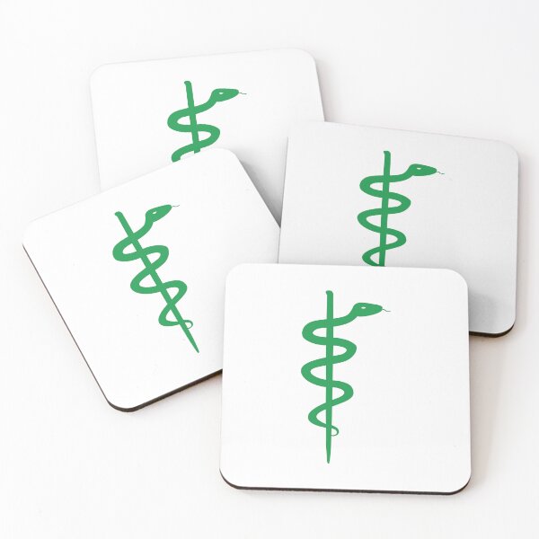 Item preview, Rod of Asclepius Forest Green Silhouette designed and sold by Artsy-Chemist.