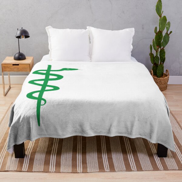 Item preview, Rod of Asclepius Forest Green Silhouette designed and sold by Artsy-Chemist.