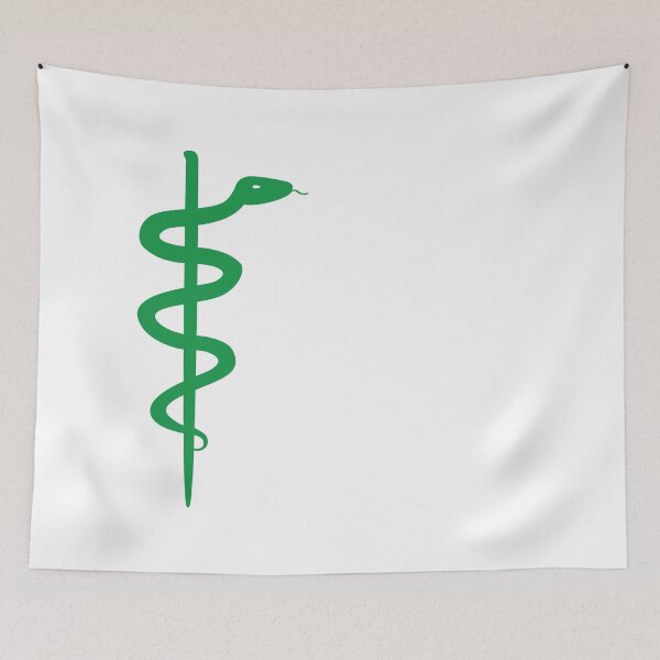 Item preview, Rod of Asclepius Forest Green Silhouette designed and sold by Artsy-Chemist.