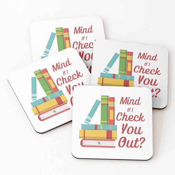 Item preview, Mind If I Check You Out? - Funny Librarian Book Pun designed and sold by Motion Designs.