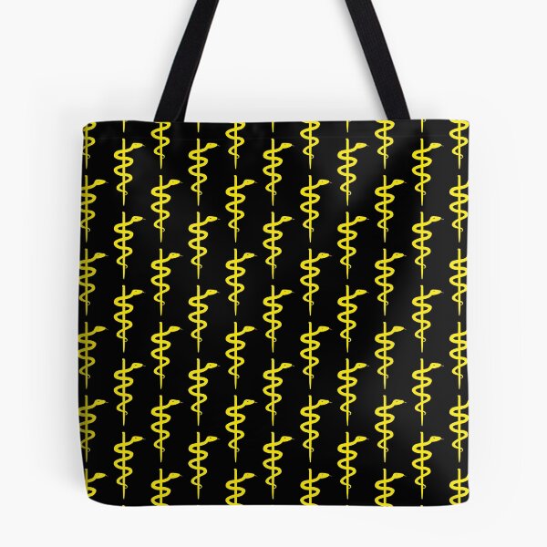 Item preview, Rod of Asclepius Yellow Silhouette designed and sold by Artsy-Chemist.