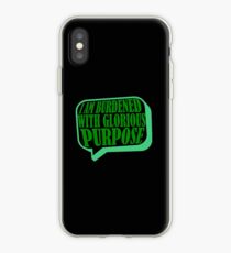 Burdened with Glorious Purpose iPhone Case