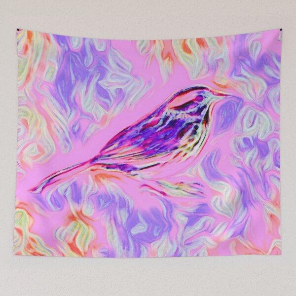 Aperçu de l'œuvre Robin en rose et violet créée et vendue par CSturgill2.