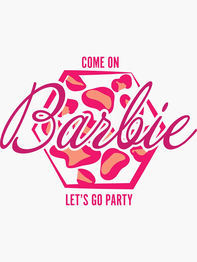 Barbie Rainbow Svg, Let Go Party Svg, Barbie Doll Svg