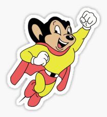 Here He Comes to Save the Day! Sticker