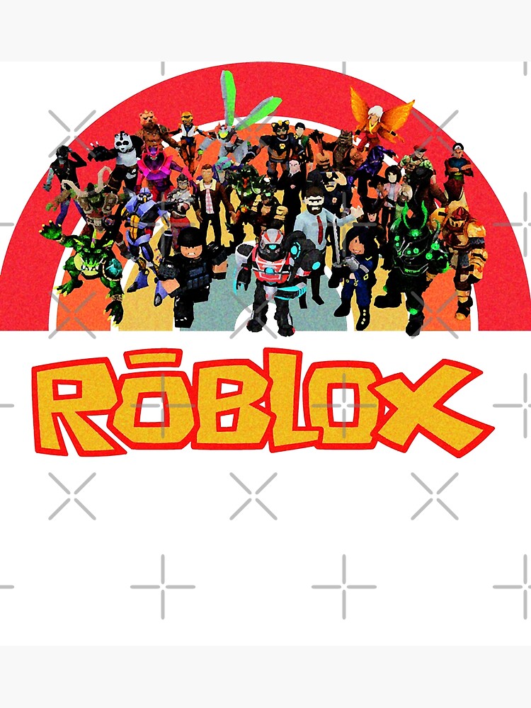"Retro Vintage Multiplayer Roblox Video Game Beautiful Model" Poster