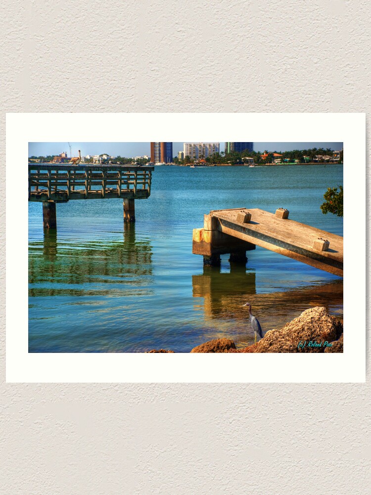 Alternate view of Broken Pier Art Print