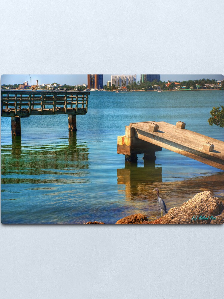 Alternate view of Broken Pier Metal Print