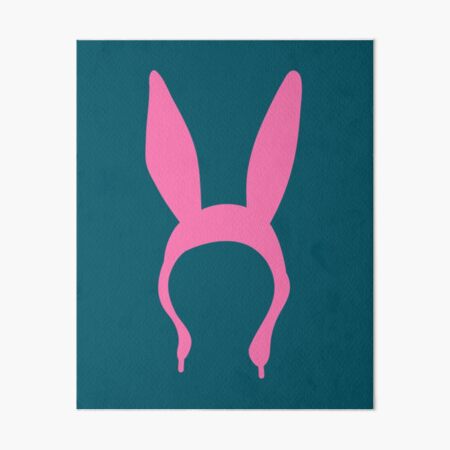 Louise belcher bunny ears from bobs burgers Poster for Sale by Mayme