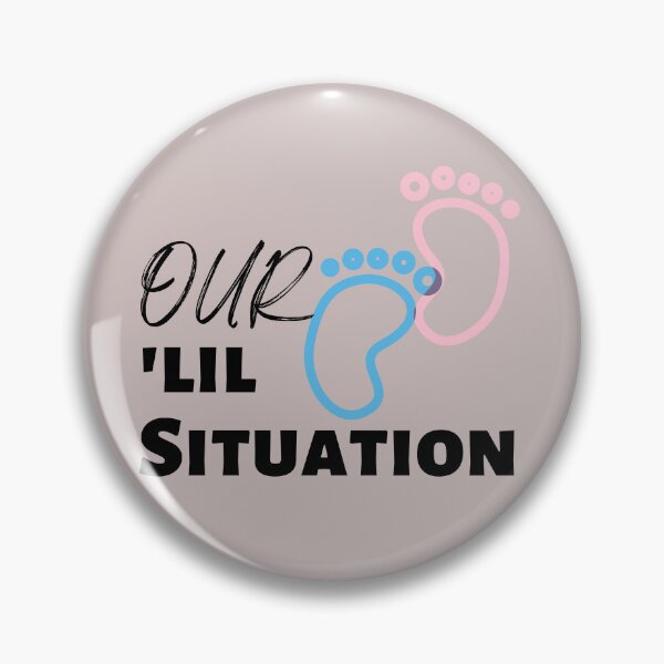Item preview, Our Little Situation Baby Feet cute and funny T shirt design twins or for before the baby comes.  designed and sold by tranquilbeach.