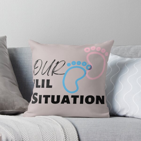 Item preview, Our Little Situation Baby Feet cute and funny T shirt design twins or for before the baby comes.  designed and sold by tranquilbeach.