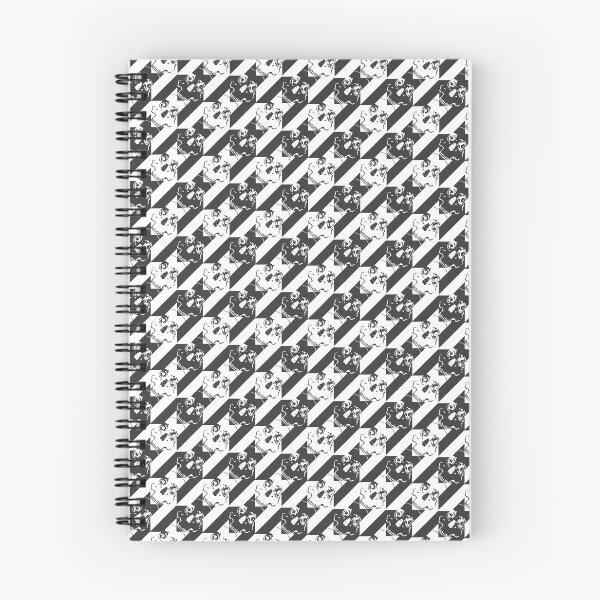 Item preview, houndstooth skull black and white designed and sold by B0red.