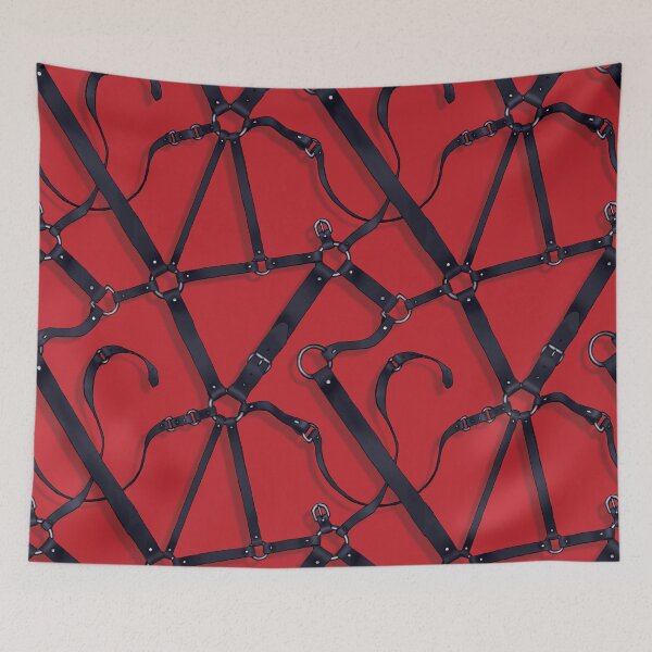 Item preview, Kinky Spiderweb - Black/Red designed and sold by monochromerollr.