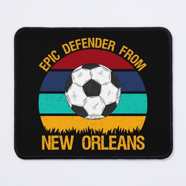 Item preview, Epic Defender From New Orleans Vintage Soccer Sticker designed and sold by felyn3gloria.