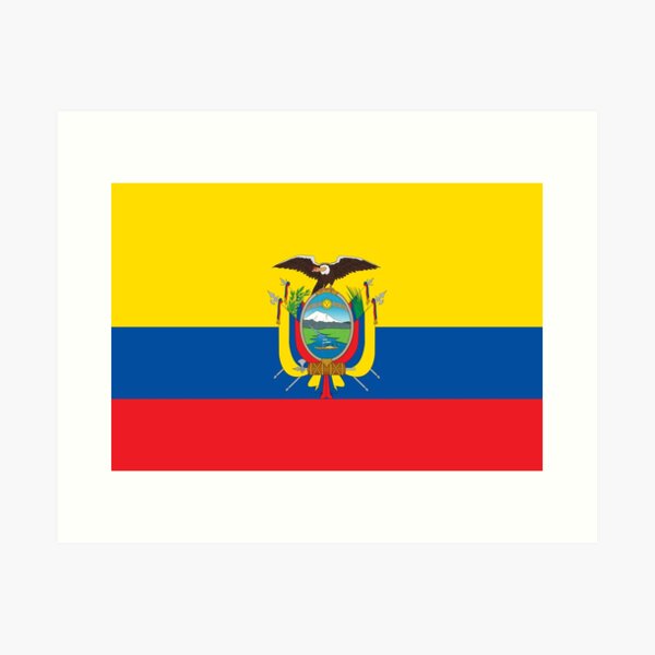 Flag of Ecuador Art Print