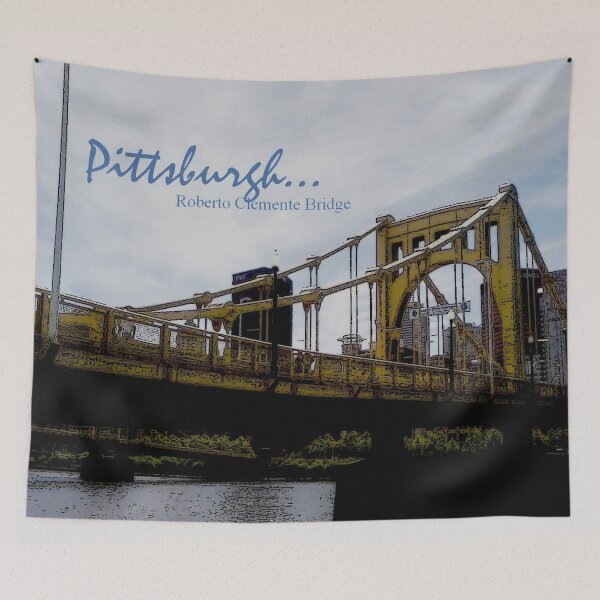 Item preview, Roberto Clemente Bridge designed and sold by Mzzart.