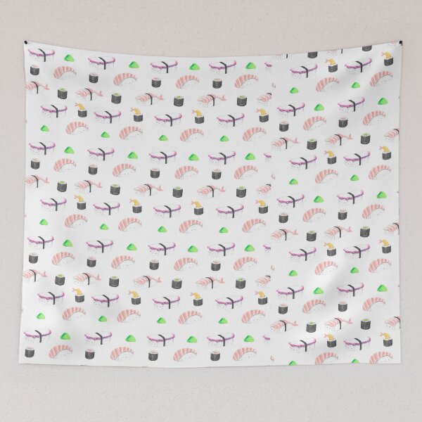Item preview, Lovely sushi pattern designed and sold by coseillustrate.