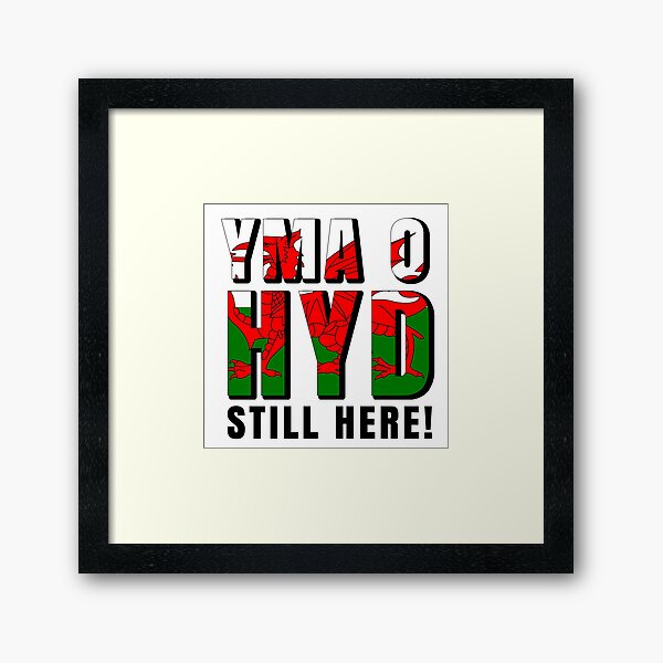 Item preview, Yma O Hyd Flag of Wales designed and sold by Mad Factory Designs.