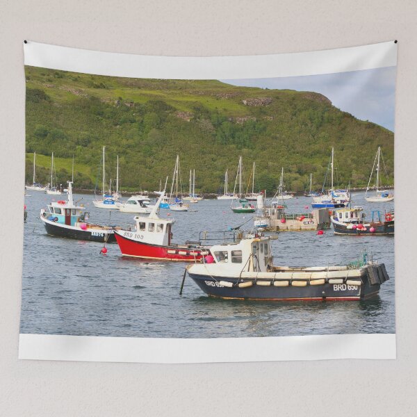 Item preview, Fishing boats and yachts, Portree, Isle of Skye  designed and sold by FranWest.