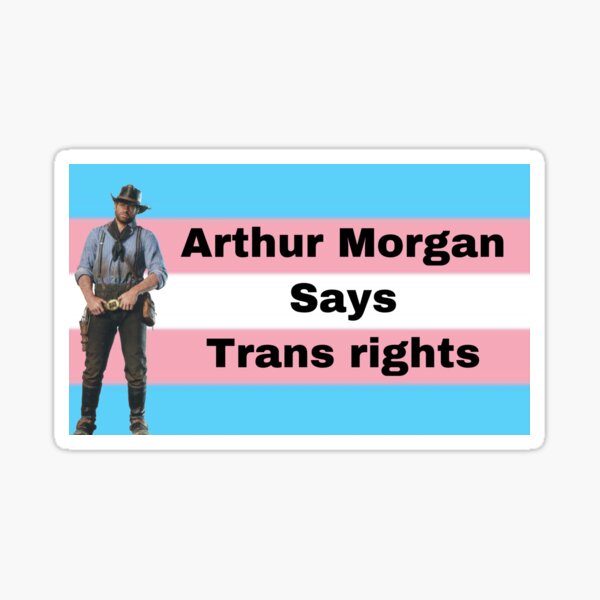 Arthur Morgan Appreciation Sticker for Sale by Lara Frost