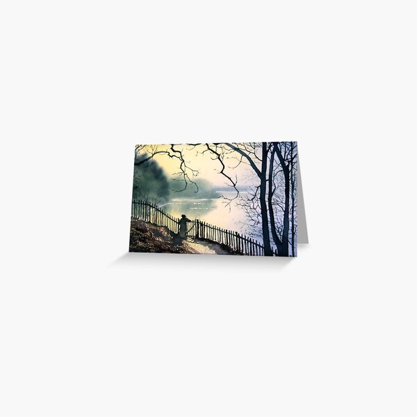 "Wellington Lake, Roundhay Park" Greeting Card