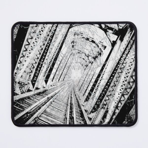 Item preview, Broken Tracks in Black & White designed and sold by Alexandra Wilson Rapadas.