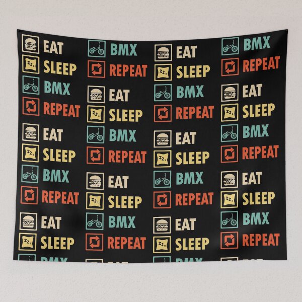 Item preview, Eat sleep BMX repeat designed and sold by HayleyAnn79.