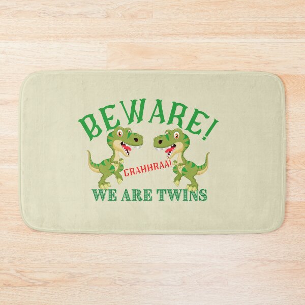 Item preview, BEWARE We are Twins funny T shirt design for mothers and families of little boy twins. designed and sold by tranquilbeach.