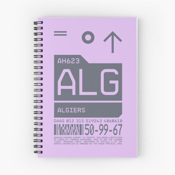 Item preview, Luggage Tag C - ALG Algiers Algeria designed and sold by VoodooCircus.