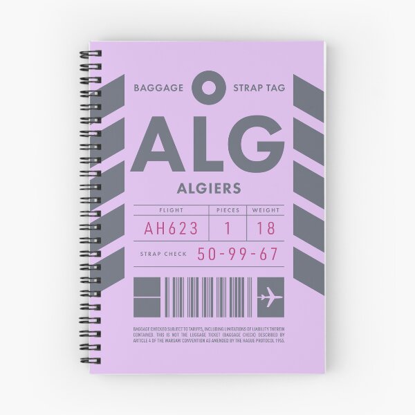 Item preview, Luggage Tag D - ALG Algiers Algeria designed and sold by VoodooCircus.