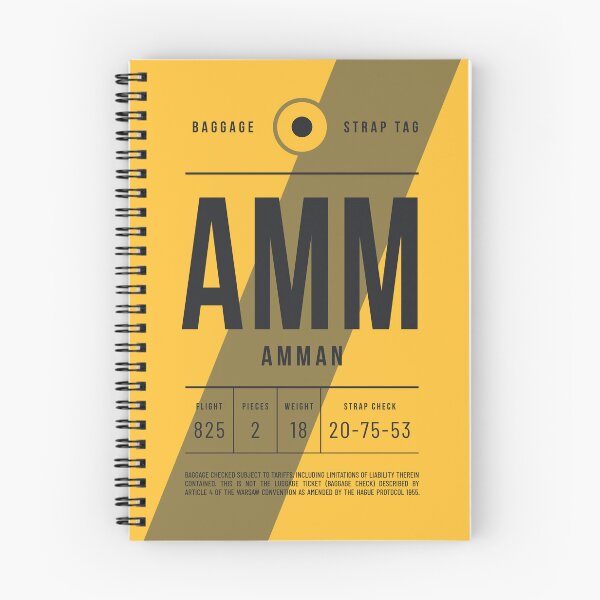 Item preview, Luggage Tag E - AMM Amman Jordan designed and sold by VoodooCircus.