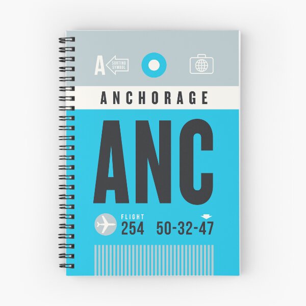 Item preview, Luggage Tag A - ANC Anchorage Alaska USA designed and sold by VoodooCircus.